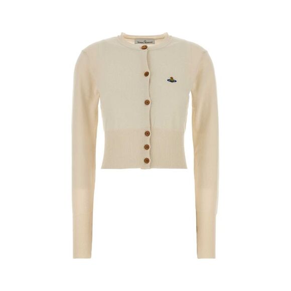 Vivienne Westwood Women Ivory Cotton Bea Cardigan